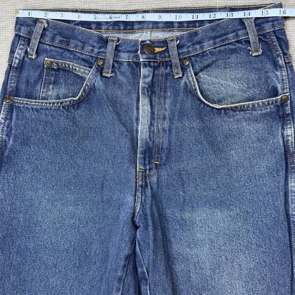 Dickies Mens Blue Denim Jeans Straight Medium Wash 5 Pockets Cotton Size 33X30 - Picture 9 of 12